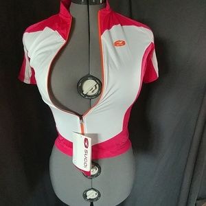 Nwt Rose Res Sugoi Semi Fit Evolution Jersey